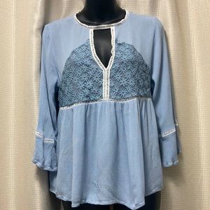 Sadie Robertson choker babydoll top